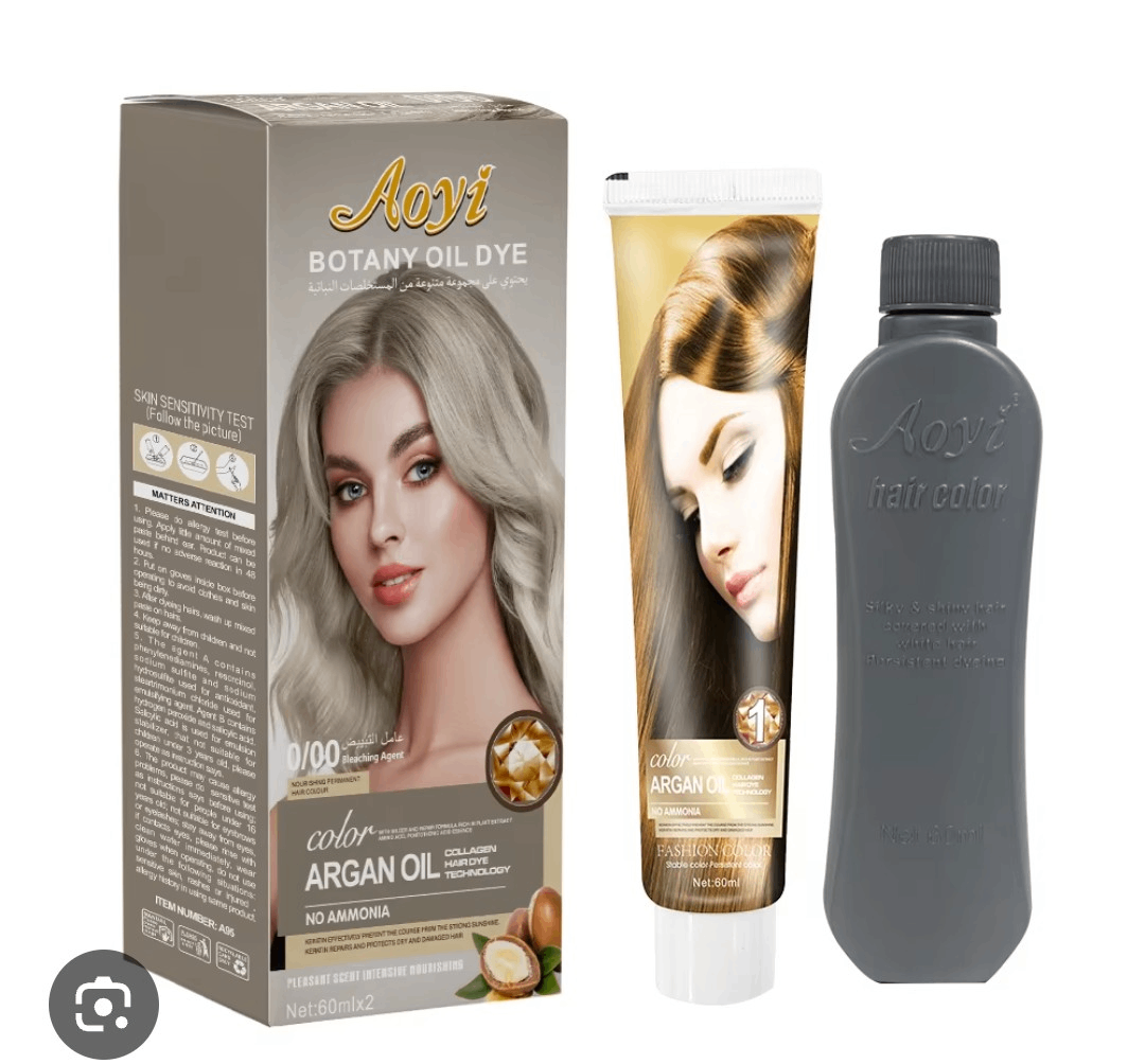 Coloration à l'huile d'argan sans ammoniaque