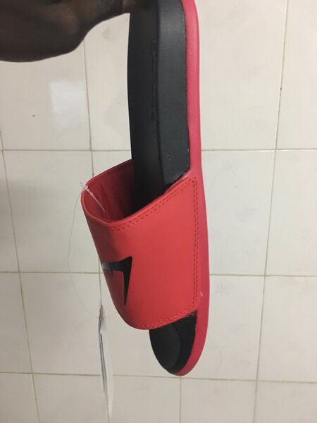 Sandales de plage rouges unisexes