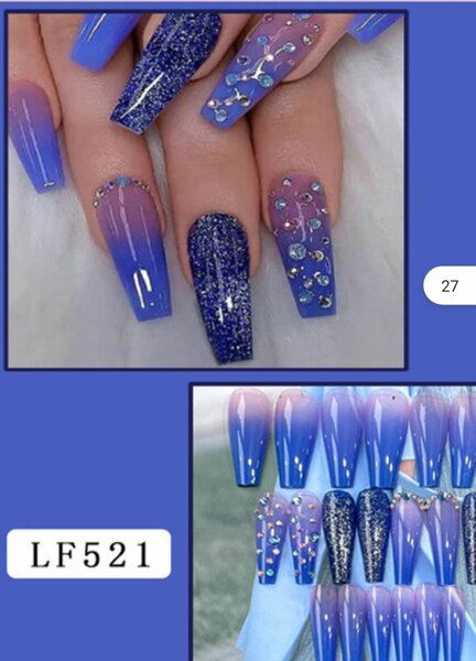 Ongles Press-On Art Fantaisie