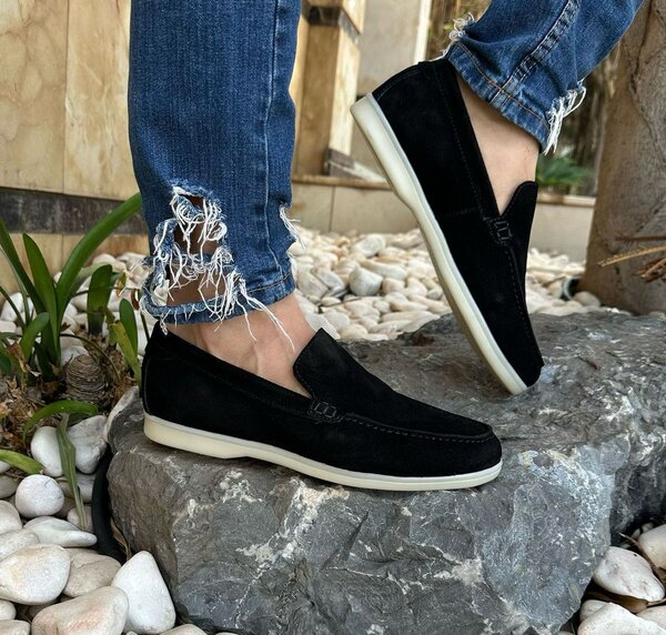 Mocassins en daim pour hommes