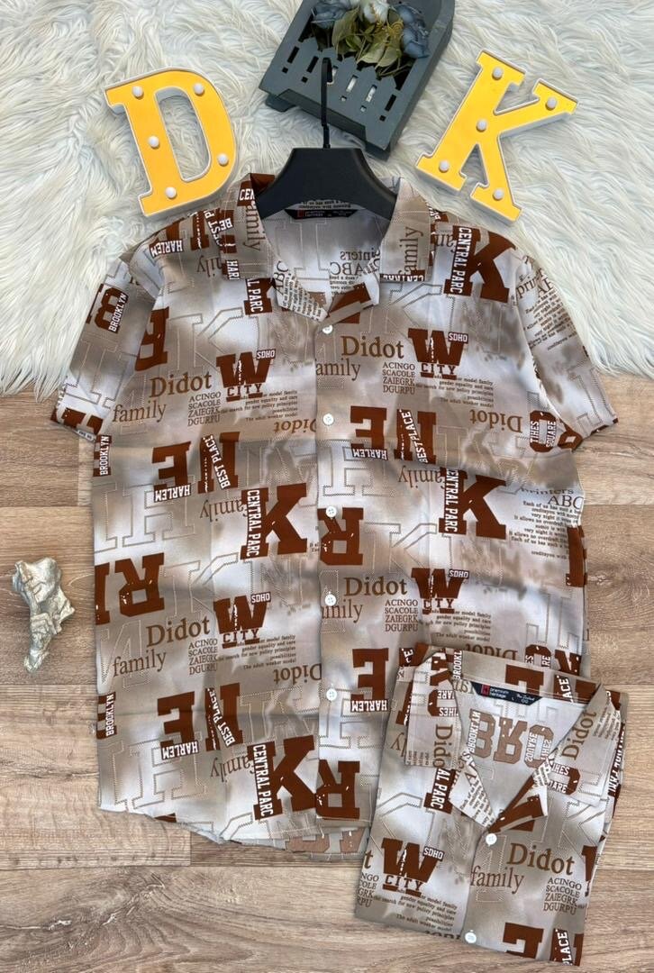 Chemise et Short Homme Été