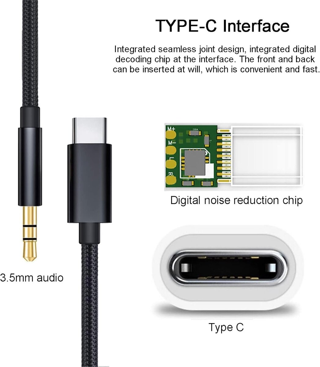 Câble Adaptateur Type C à 3,5mm