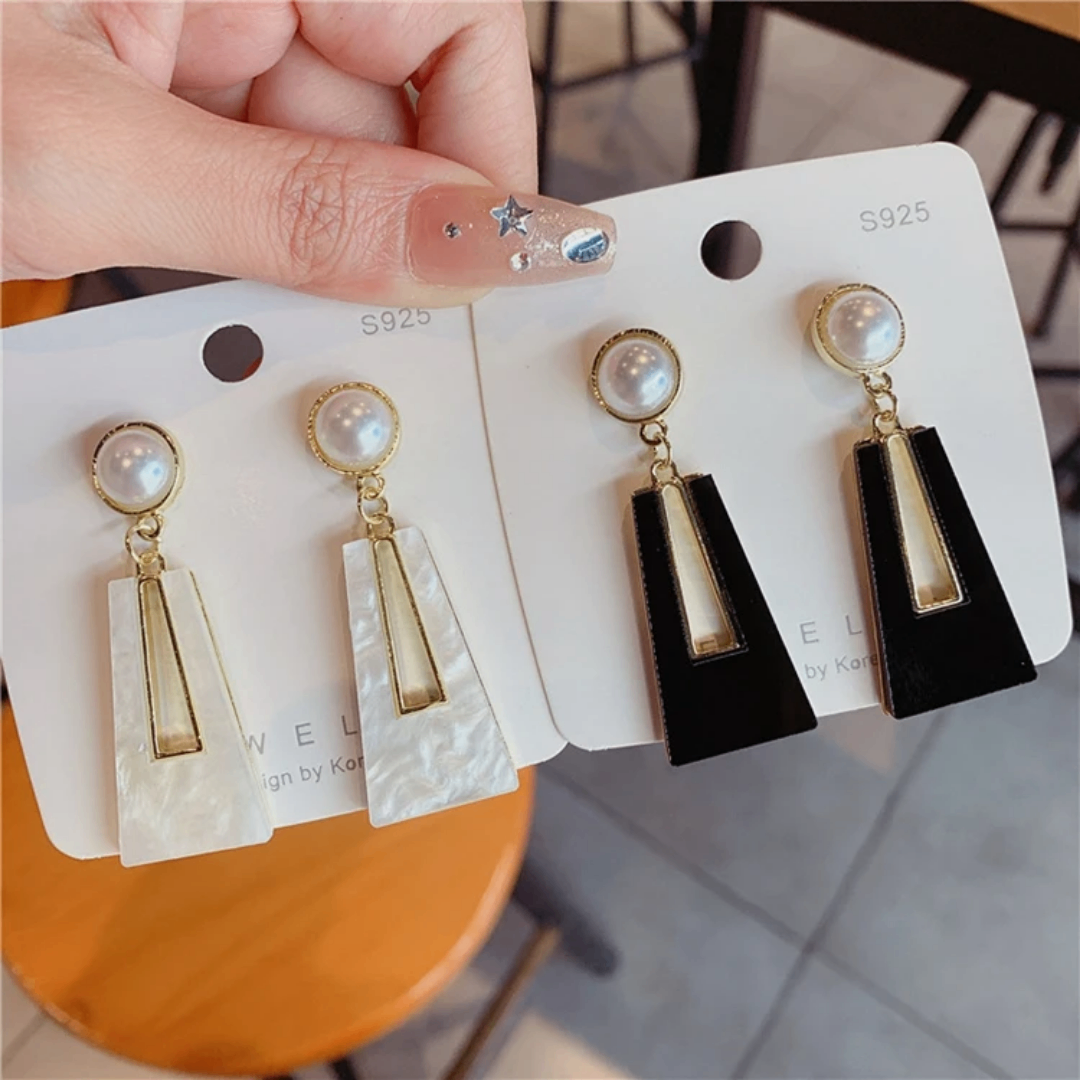 Boucles d'oreilles élégantes perles