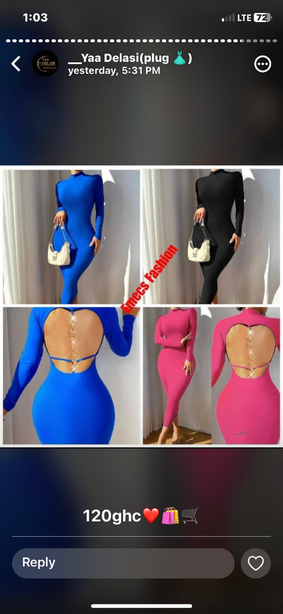 Long backless dresses