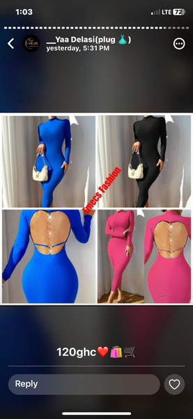 Long backless dresses