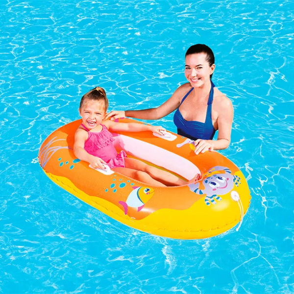 CANOT DE NATATION POUR ENFANTS + POMPE ÉLECTRIQUE