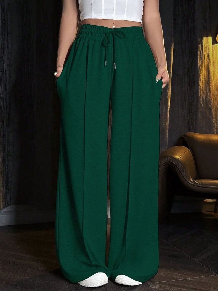 Pantalon ample femme décontracté