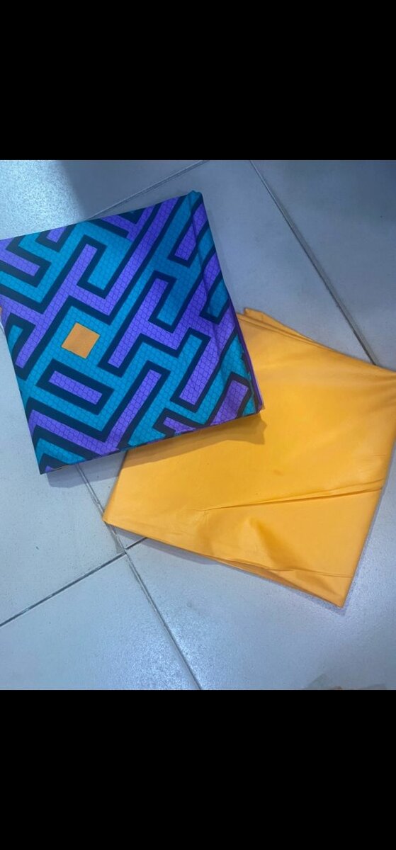 Plain and Pattern(Ankara) 6yards (Limited stock)