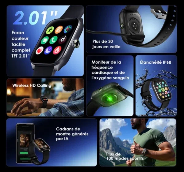 Oraimo Watch 5N TFT 2.01" IP68