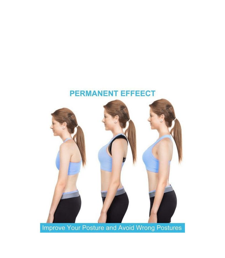 Correcteur de posture unisex - Noir