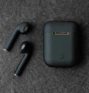 inPods 12 True Wireless earbuds Stereo BT V5.0 Dual Air Buds PRo- Bluetooth Earphones ear buds with Power Bank For Android ios - Black