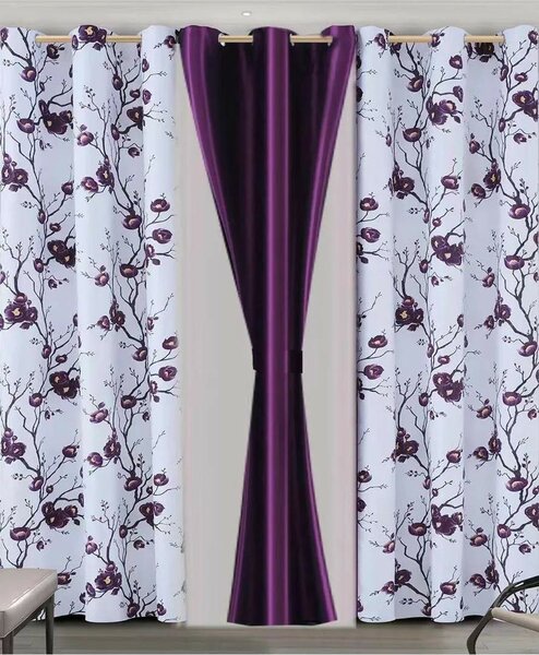 3 pcs sunblock curtains