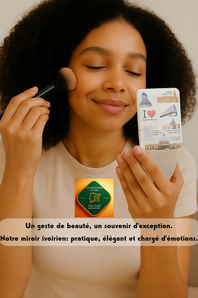 Miroir de poche pliable design