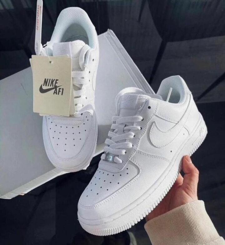 Baskets blanches Nike AF1