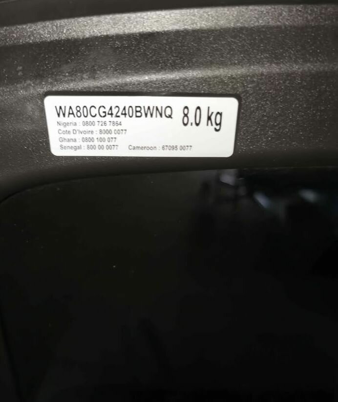 Lave-linge Samsung 8kg