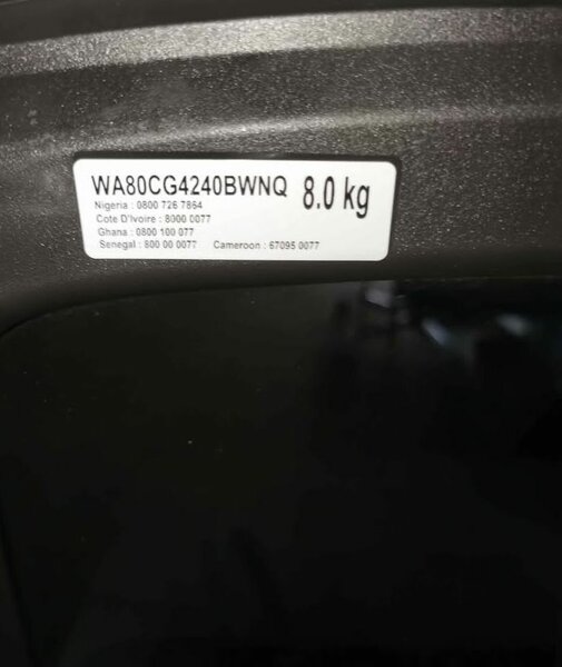 Lave-linge Samsung 8kg