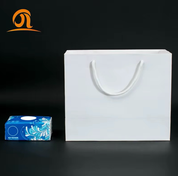 WHITE PAPER BAGS 12pc