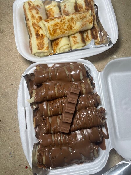 Crêpes gourmandes au chocolat