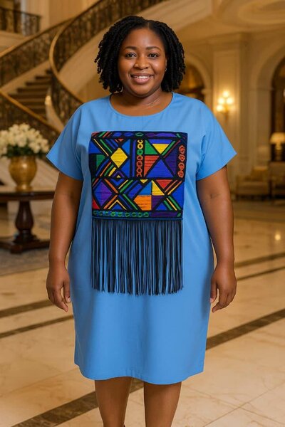 Robe ethnique chic pour femmes