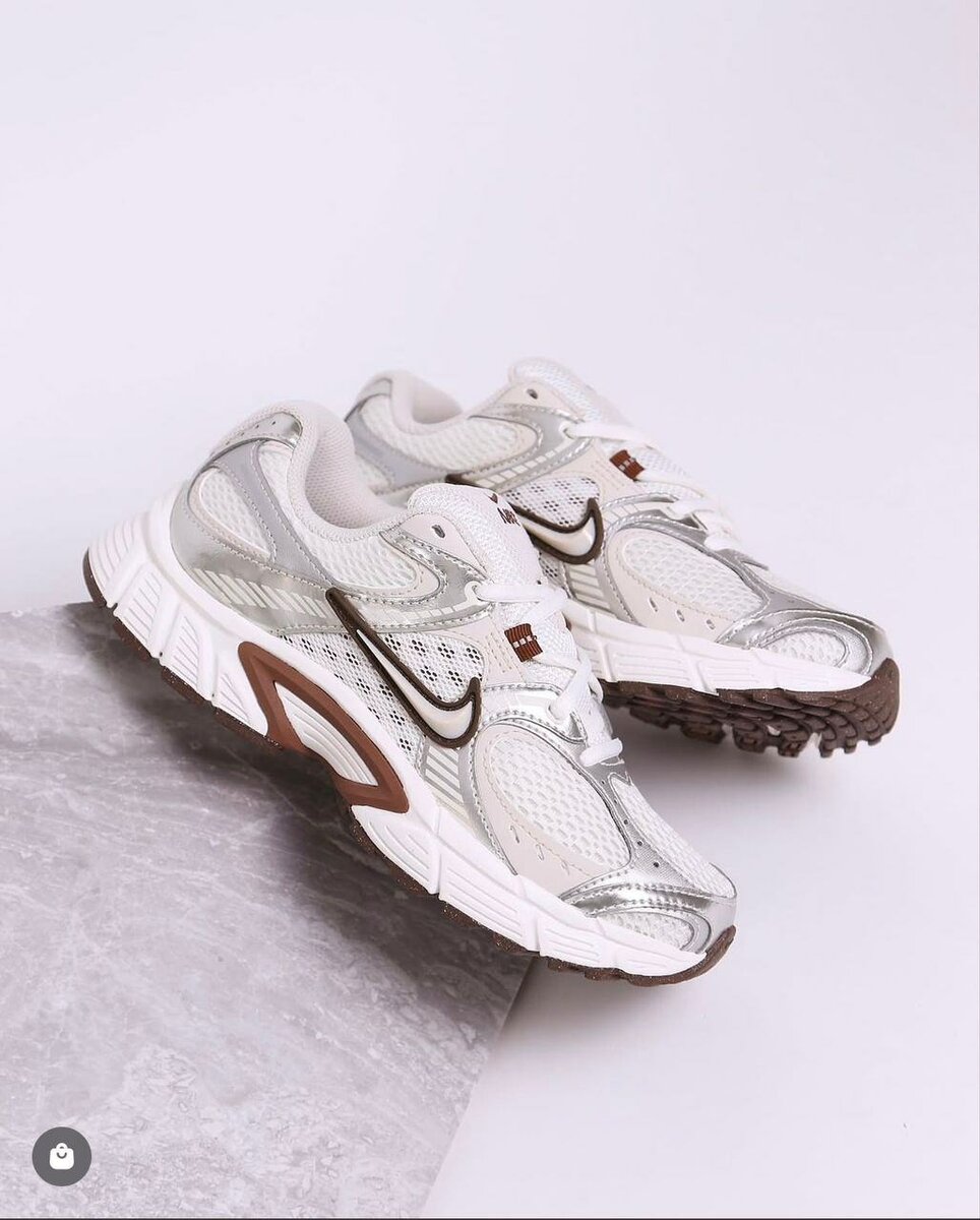 Baskets tendance argent femme