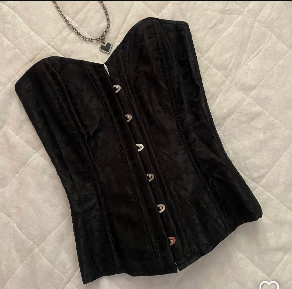 Corset bustier noir élégant