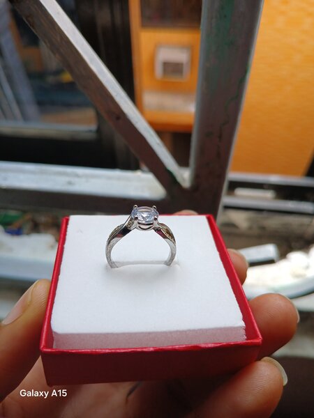 Bague de promesse acier inoxy