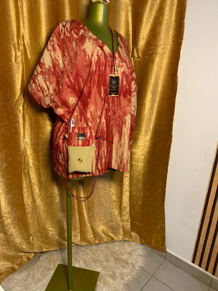 Tunique Boho Rouge Amouan