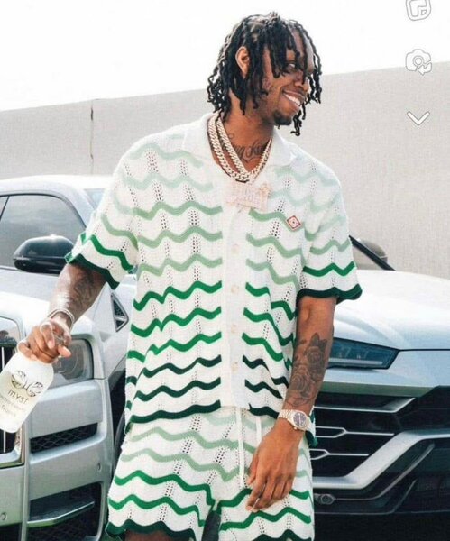 Tenue d'été en maille ondulée