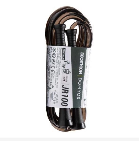 Corde à sauter decathlon noir