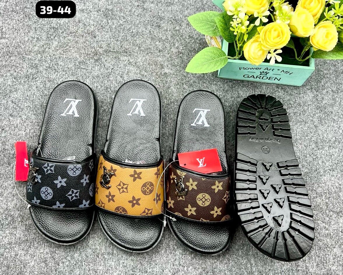 SK & Louis Vuitton Slides