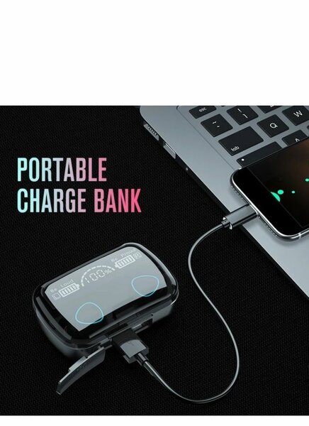 M10 Écouteurs Bluetooth 5.3 Noir