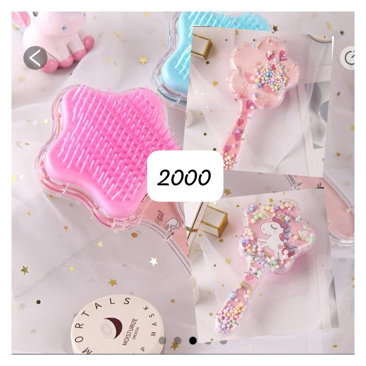 Brosse à cheveux fantaisie