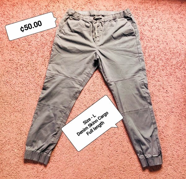Denim Skinn Cargo Trousers Pants