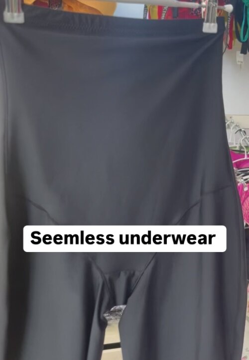 Invisible ladies black underwear