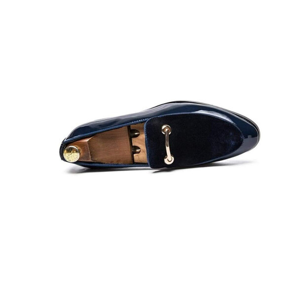 Mocassins en cuir verni pour hommes