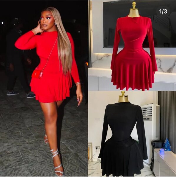 Robe évasée élégante soirée