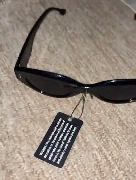 Lunettes de soleil stylées