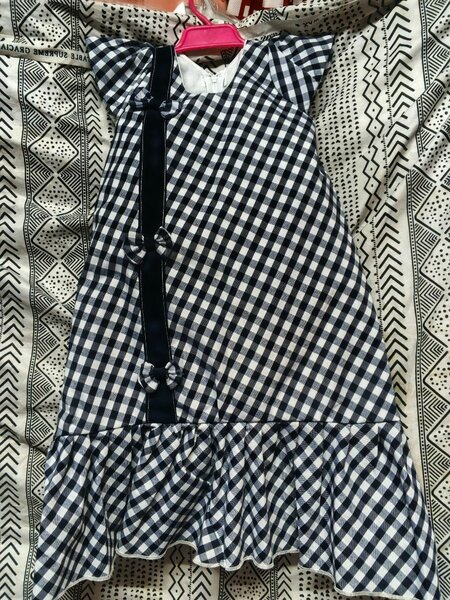 Robe en carreaux pour filles