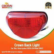 Crown back light