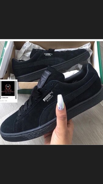 Chaussures Suède Noires Homme