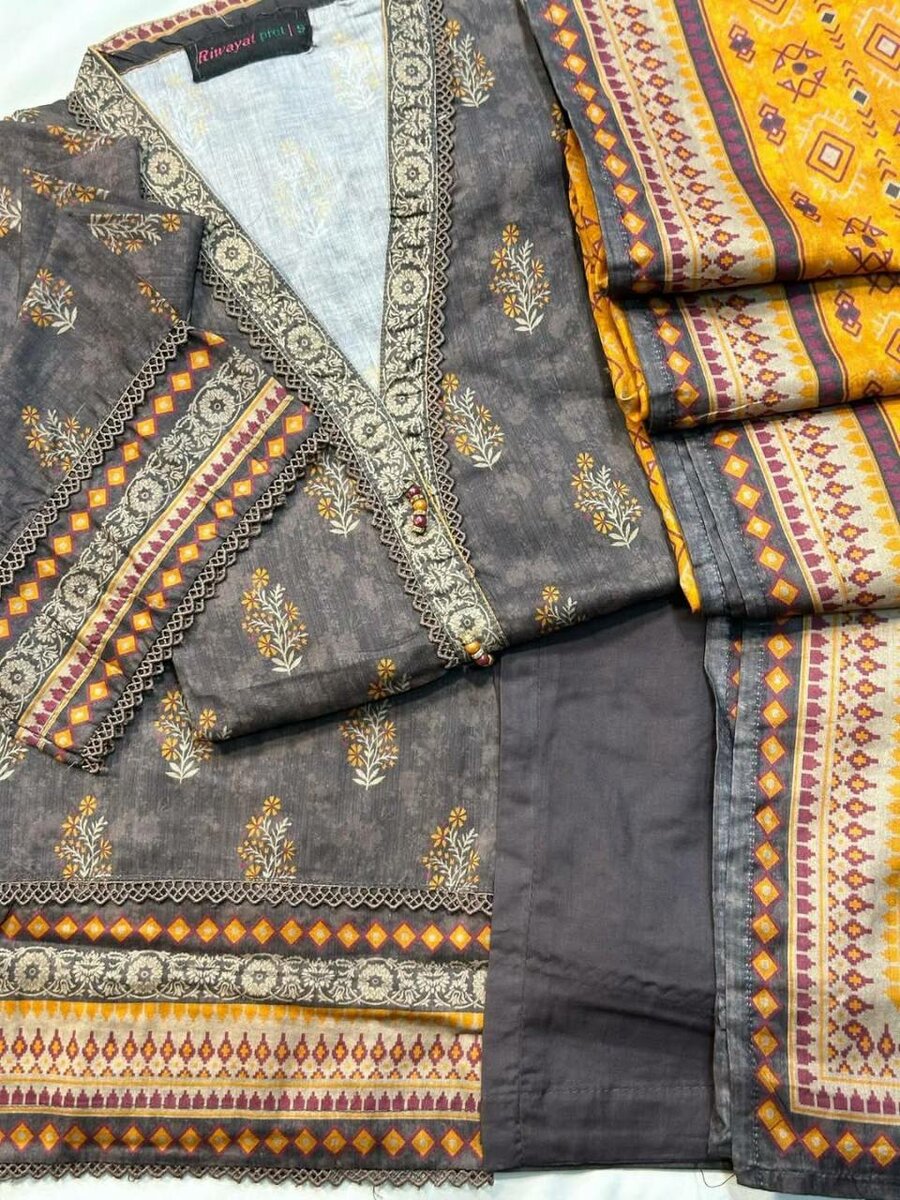 3pc ladies ready made suits