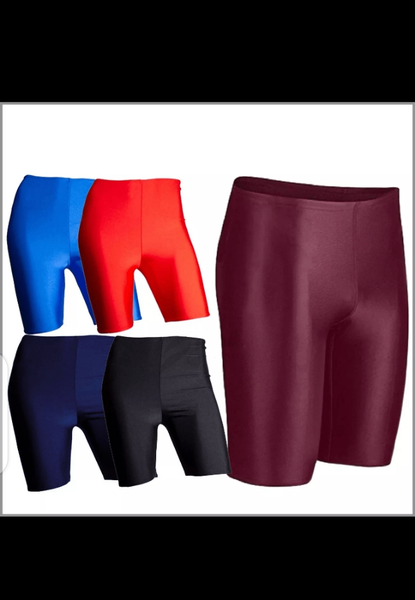 Biker girl sports stretch pants