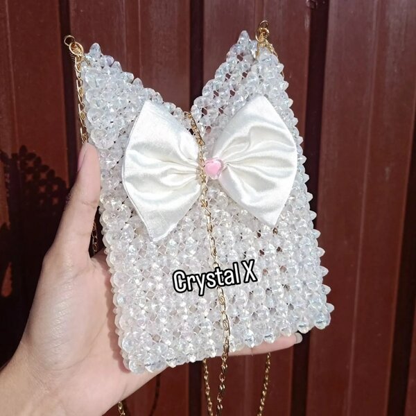 White phone case bag