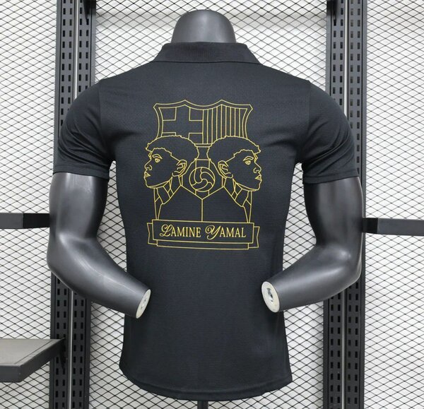 Maillot Barça noir L.Yamal