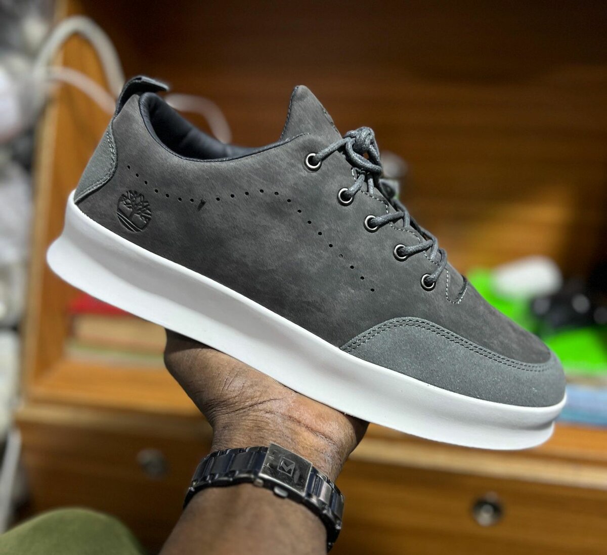 Chaussures décontractées en cuir pour hommes