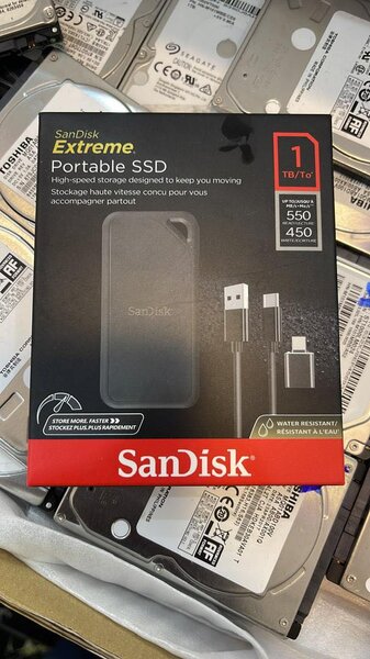 SAND DISK PORTABLE SSD DRIVES ..