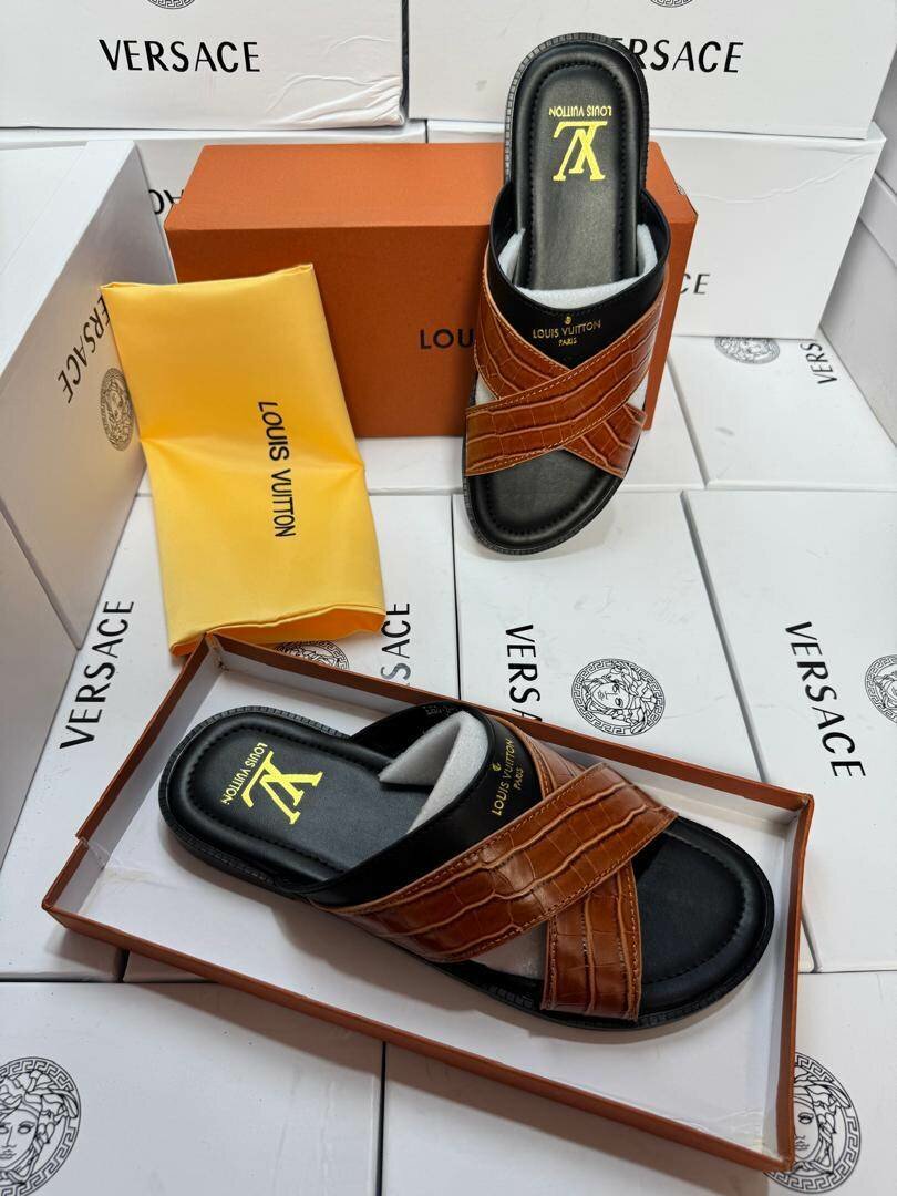 Sandales élégantes en cuir pour hommes