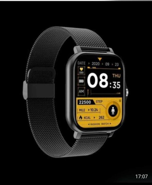 Smartwatch élégant avec bracelet métal