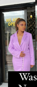 Women's Lilac Jacket Dress