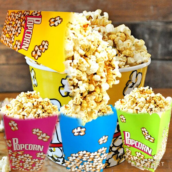 Popcorn foldable  Disposable paper  cup